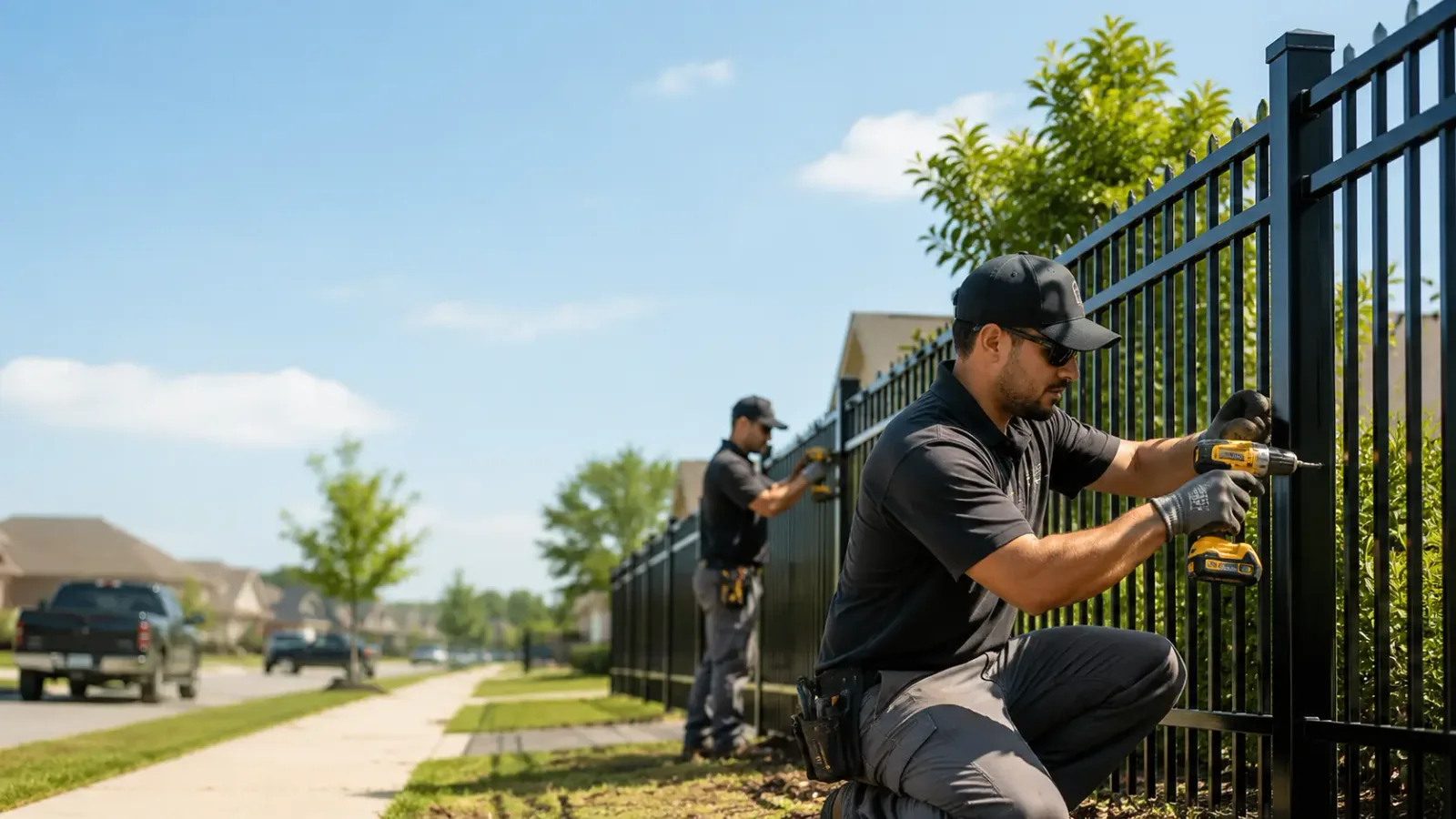 Metal Fence Installation in Clute, TX